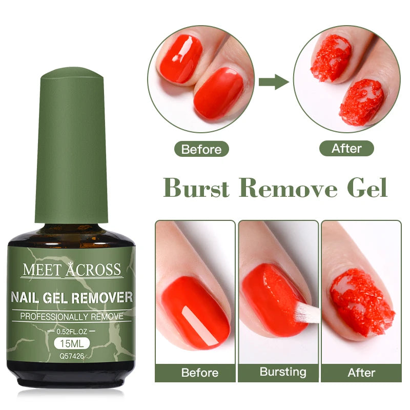 Fast Nail Gel Polish Remover – 15ml Soak Off Magic Cleaner
