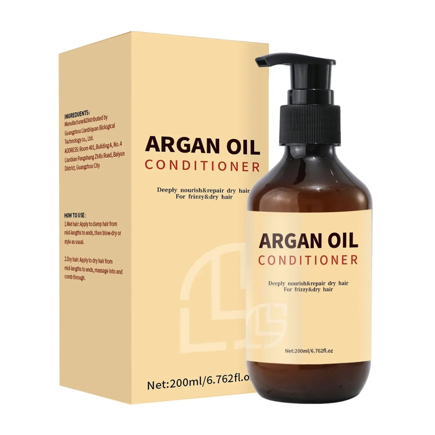 200ml Argan Oil Shampoo & Conditioner riazexpress