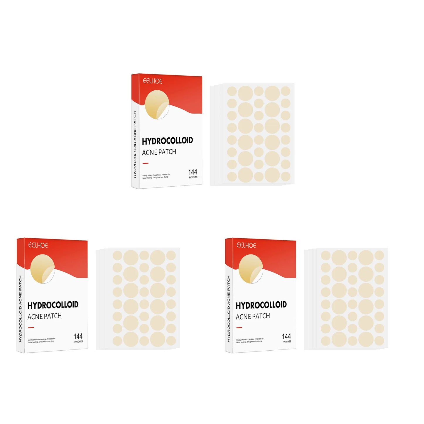 Invisible Hydrocolloid Acne Patches