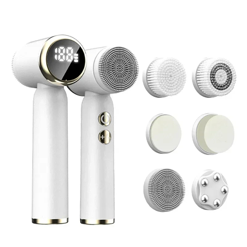 6-in-1 Sonic Facial Cleansing Brush