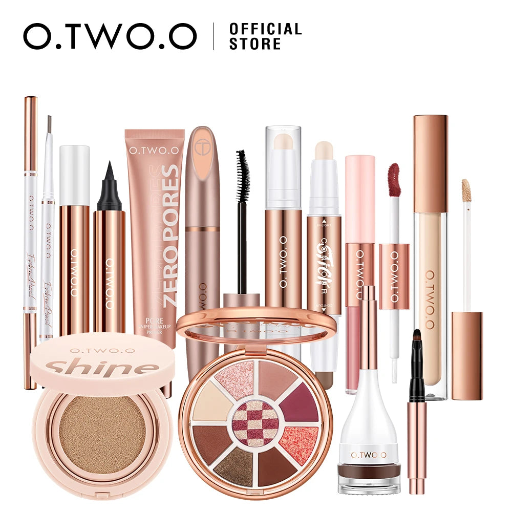 O.TWO.O 10PCS Full Makeup Kit – Face, Eyes & Lip Essentials
