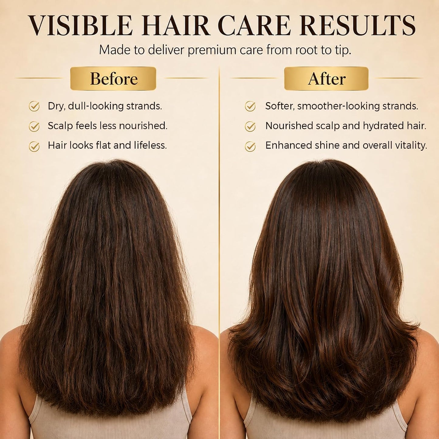Peptide Hair Serum for Hair Growth, Frizz Control & Styling, 2 Fl Oz | Multi Peptide Serum for Hair Density, Caffeine Hair Growth Serum with Copper Peptides -