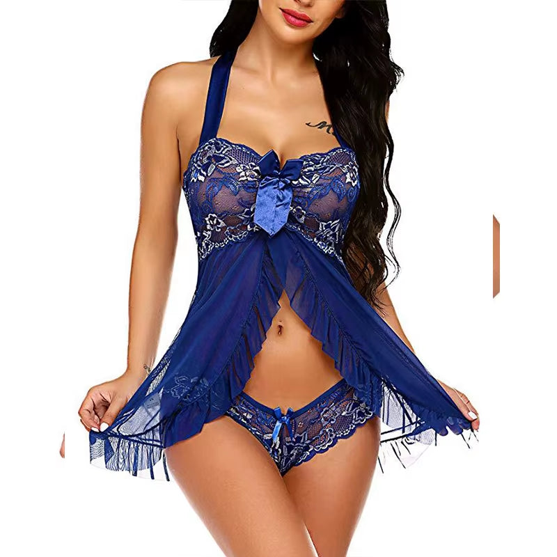 Women Sexy Night Dress plus Lingerie Women Sexy Nightwear 