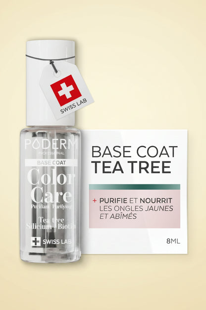 Vernis Soin Au Tea Tree - Terracotta | Swiss Lab - 8ML | Enrichis En Tea Tree, Silicium & Biotine | Purifie, Clarifie & Nourrit Les Ongles Jaunes Et Abîmés | Créé Par Une Podologue
