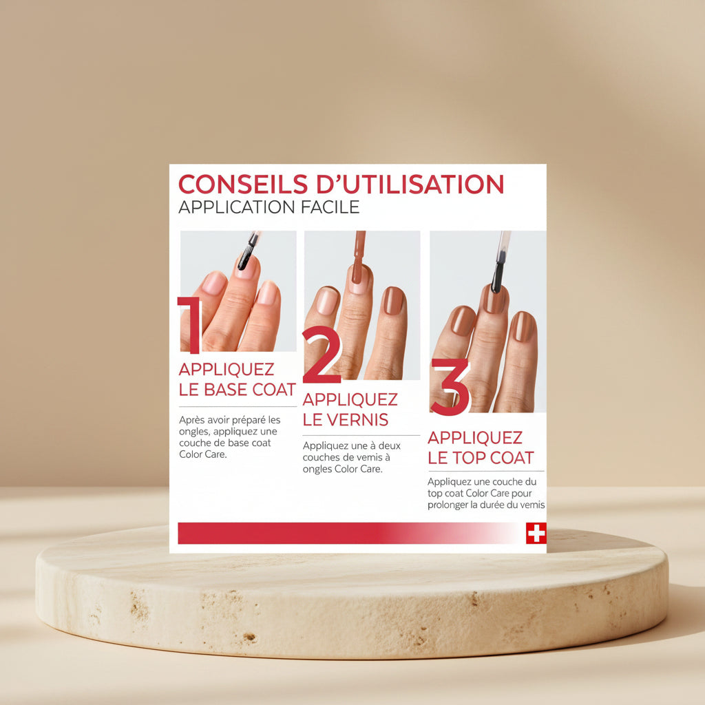 Vernis Soin Au Tea Tree - Terracotta | Swiss Lab - 8ML | Enrichis En Tea Tree, Silicium & Biotine | Purifie, Clarifie & Nourrit Les Ongles Jaunes Et Abîmés | Créé Par Une Podologue