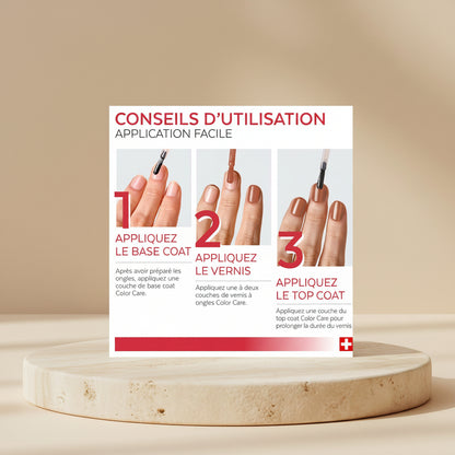 Vernis Soin Au Tea Tree - Terracotta | Swiss Lab - 8ML | Enrichis En Tea Tree, Silicium & Biotine | Purifie, Clarifie & Nourrit Les Ongles Jaunes Et Abîmés | Créé Par Une Podologue