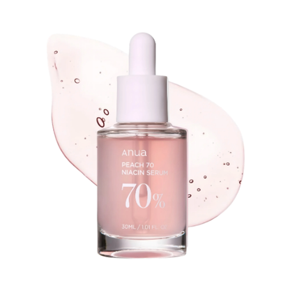Anua Peach 70% Niacinamide Serum 30ml – Korean brightening glass skin serum