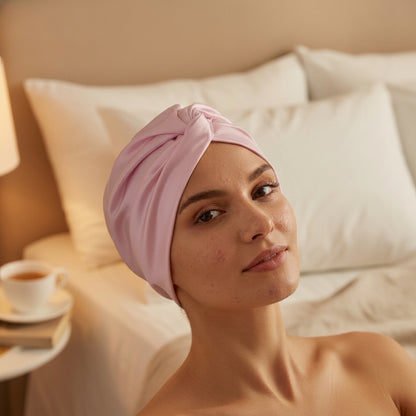 19 Momme Silk Sleep Cap – 100% Mulberry Silk