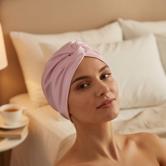 Bonnet de Nuit en Soie 19 Momme – 100% Soie Mûrier