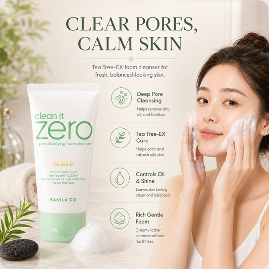 BANILA CO Clean It Zero Pore Clarifying Foam Cleanser