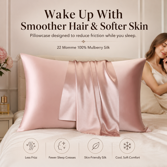 Momme Pure Mulberry Silk Pillowcase