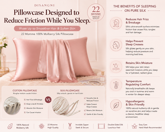 Momme Pure Mulberry Silk Pillowcase