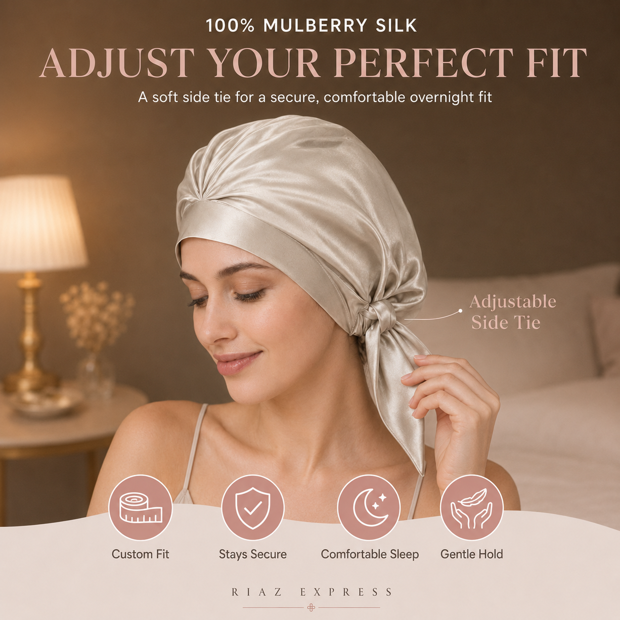 Mulberry Silk Hair Bonnet