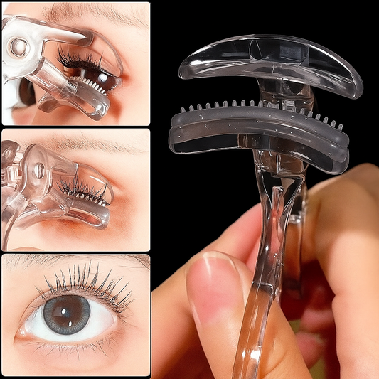 Dual-Type Eyelash Curler with Comb