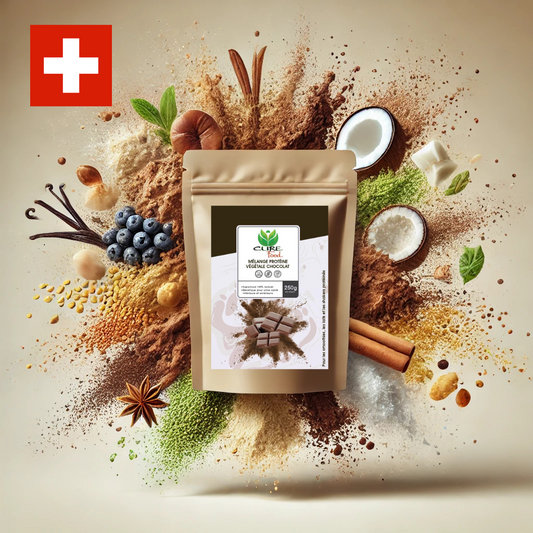 Protéine Végétale Chocolat – Mélange Bio CureFood