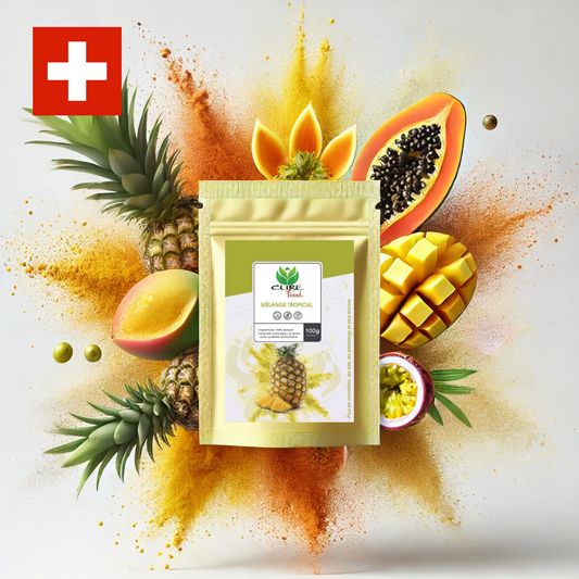 Mélange Tropical Bio – Superfood Mangue, Papaye & Curcuma