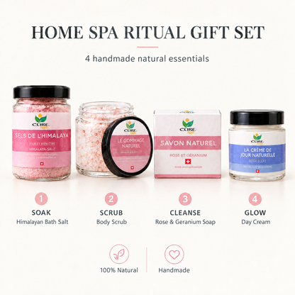 Home-Spa-Ritual Geschenkset – Natürliche Bad- & Körperpflege