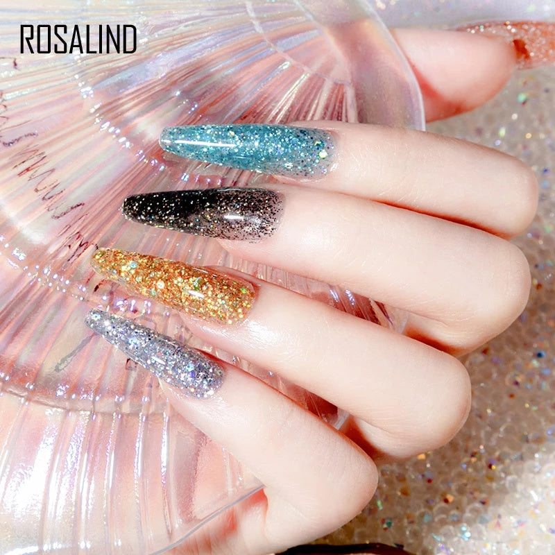 Glitter Poly Nail Gel Extension – Long-Lasting Shiny Nails