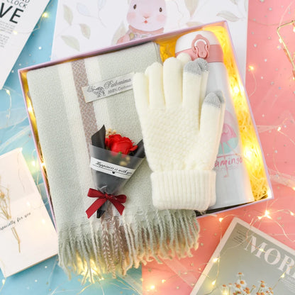 Winter Scarf Gift Box Set – Scarf, Gloves & More