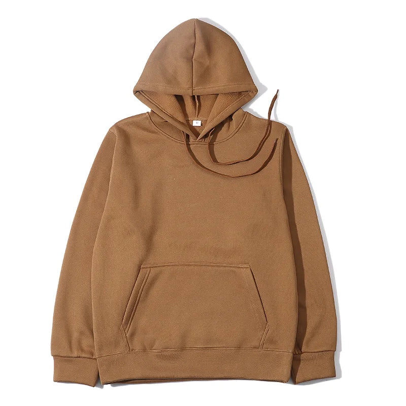 Men’s & Women’s Fashion Solid Color Hoodies & Sweatshirts – Hip Hop Fleece Streetwear