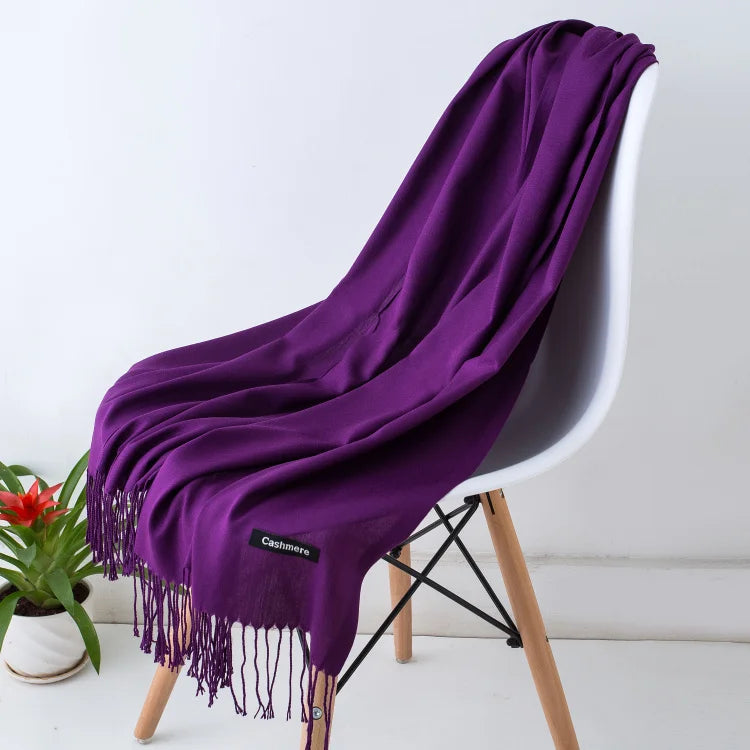 Luxury Cashmere Scarf – Autumn Winter Wrap