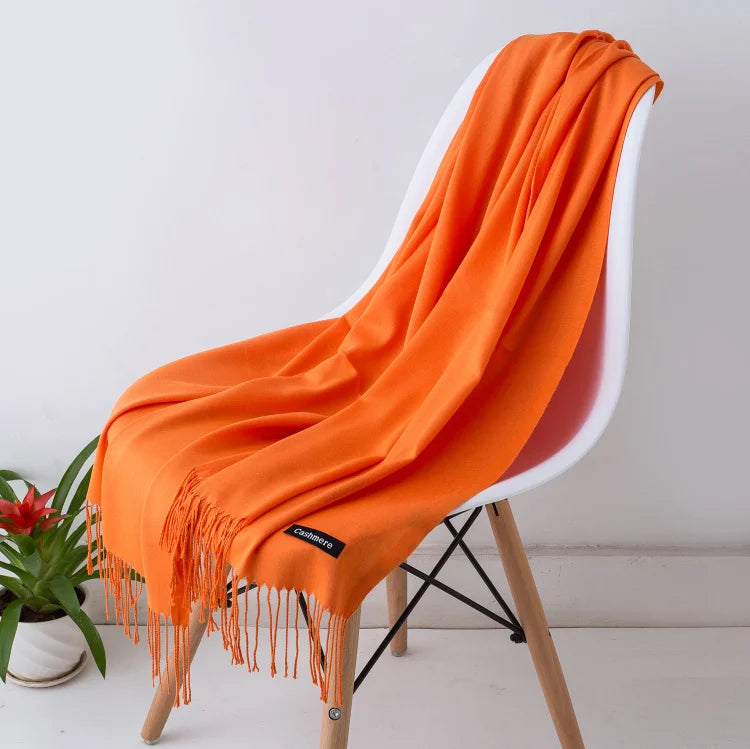 Luxury Cashmere Scarf – Autumn Winter Wrap
