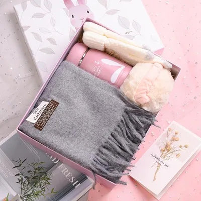 Winter Scarf Gift Box Set – Scarf, Gloves & More