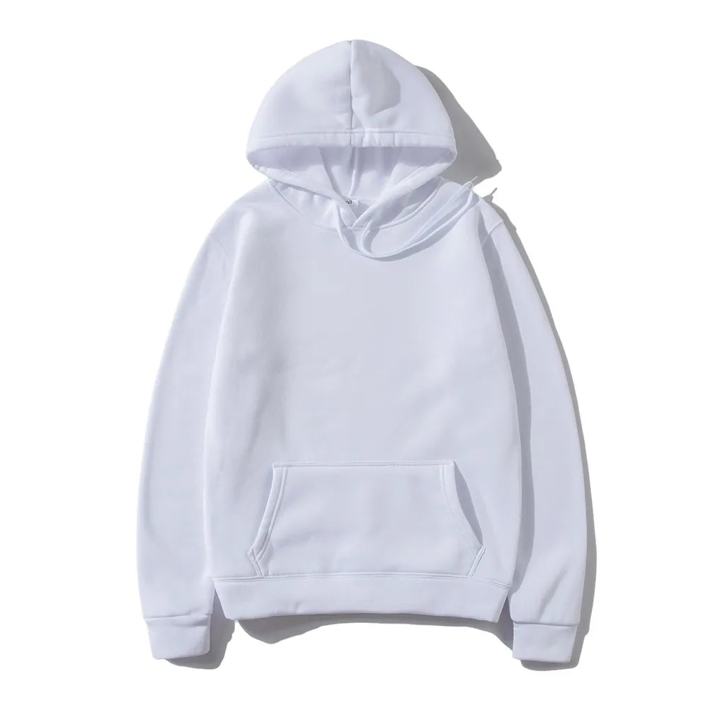 Men’s & Women’s Fashion Solid Color Hoodies & Sweatshirts – Hip Hop Fleece Streetwear