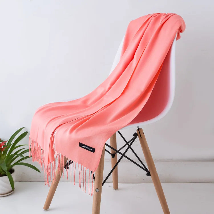 Luxury Cashmere Scarf – Autumn Winter Wrap