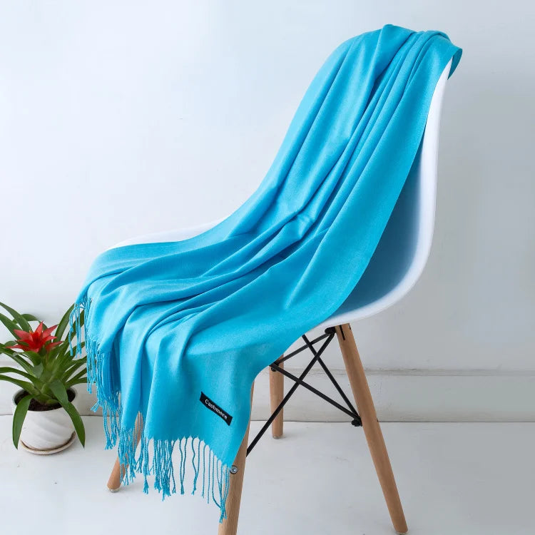 Luxury Cashmere Scarf – Autumn Winter Wrap