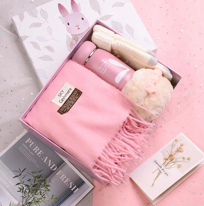 Winter Scarf Gift Box Set – Scarf, Gloves & More