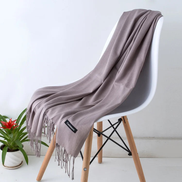 Luxury Cashmere Scarf – Autumn Winter Wrap