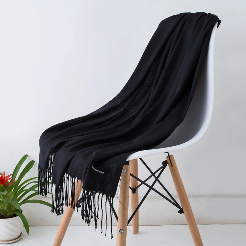 Luxury Cashmere Scarf – Autumn Winter Wrap