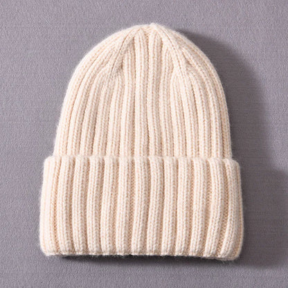 Satin-Lined Winter Beanie – Cashmere Blend Knit