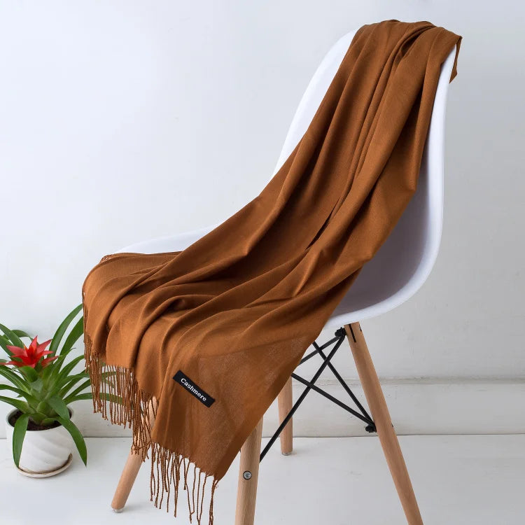 Luxury Cashmere Scarf – Autumn Winter Wrap