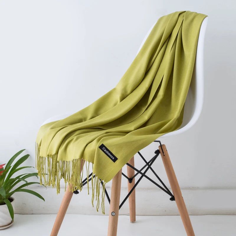 Luxury Cashmere Scarf – Autumn Winter Wrap