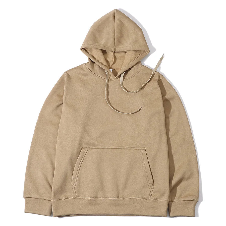 Men’s & Women’s Fashion Solid Color Hoodies & Sweatshirts – Hip Hop Fleece Streetwear