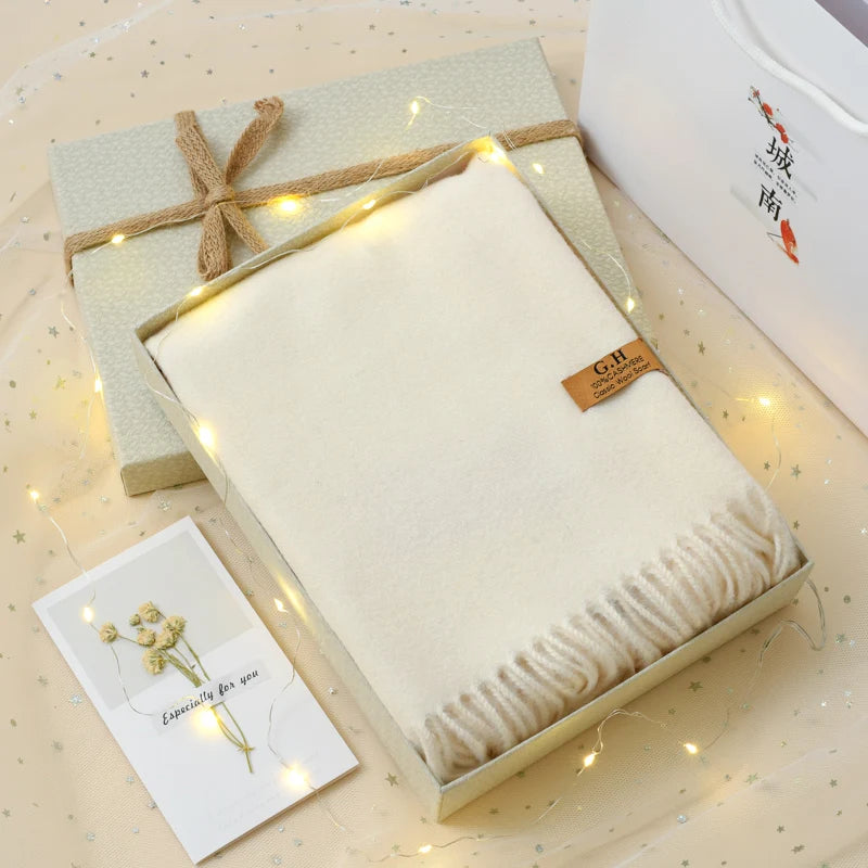 Winter Scarf Gift Box Set – Scarf, Gloves & More