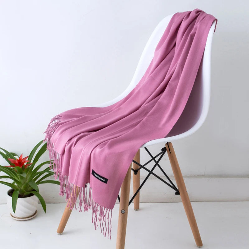 Luxury Cashmere Scarf – Autumn Winter Wrap