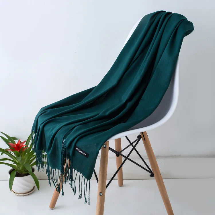 Luxury Cashmere Scarf – Autumn Winter Wrap