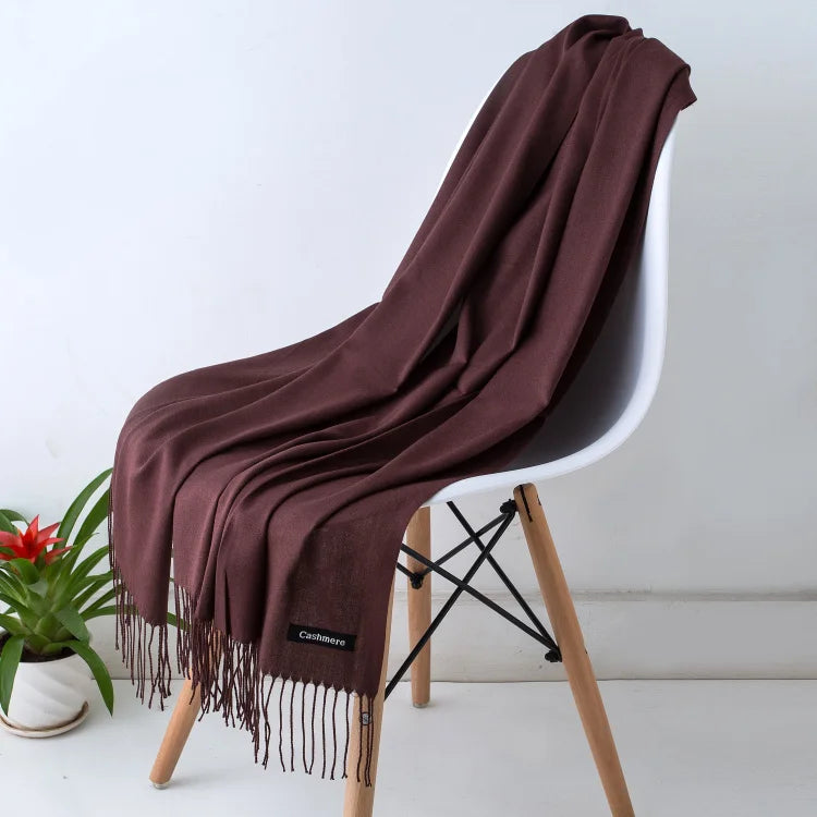 Luxury Cashmere Scarf – Autumn Winter Wrap