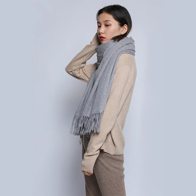 Large Cashmere Scarf 200x70cm – Premium Edition