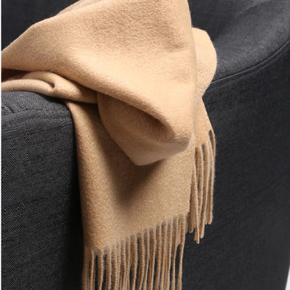 Solid Cashmere Scarf – Winter Essential