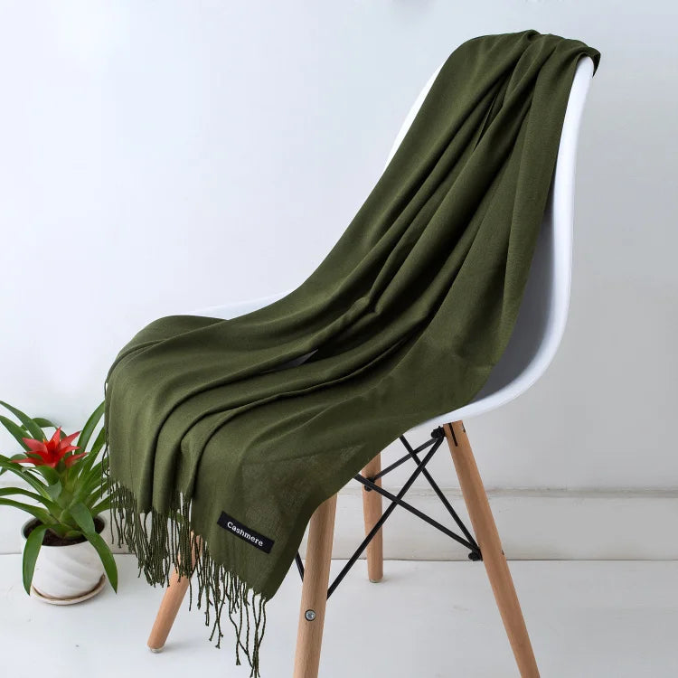 Luxury Cashmere Scarf – Autumn Winter Wrap
