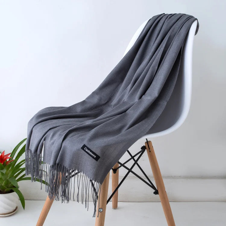 Luxury Cashmere Scarf – Autumn Winter Wrap
