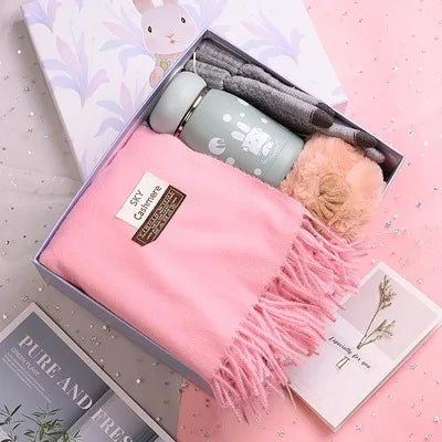 Winter Scarf Gift Box Set – Scarf, Gloves & More