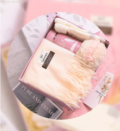 Winter Scarf Gift Box Set – Scarf, Gloves & More