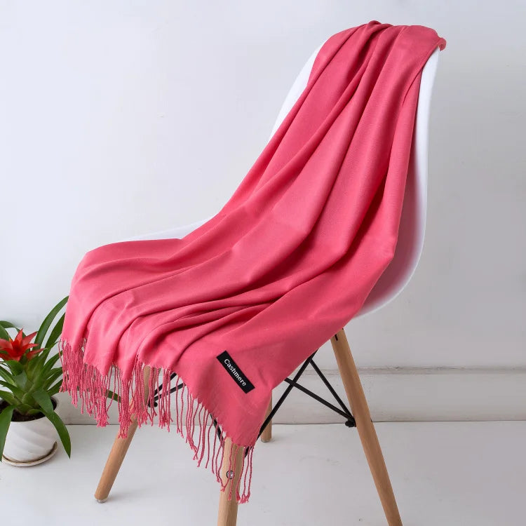 Luxury Cashmere Scarf – Autumn Winter Wrap