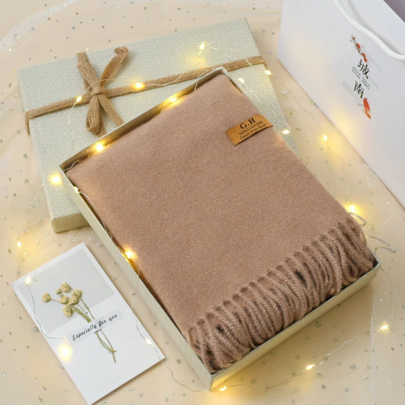 Winter Scarf Gift Box Set – Scarf, Gloves & More