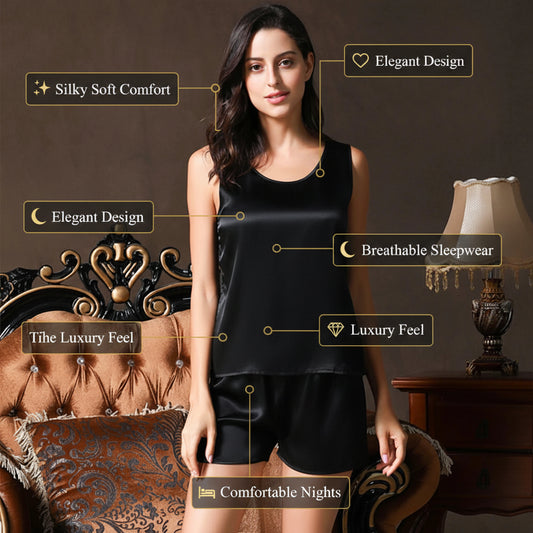 Mulberry Silk Pajama Set – Luxury Sleepwear